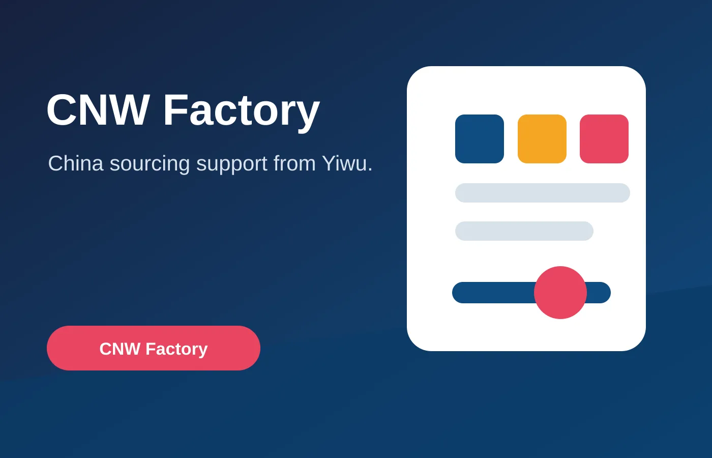 Yiwu sourcing desk and China buying support